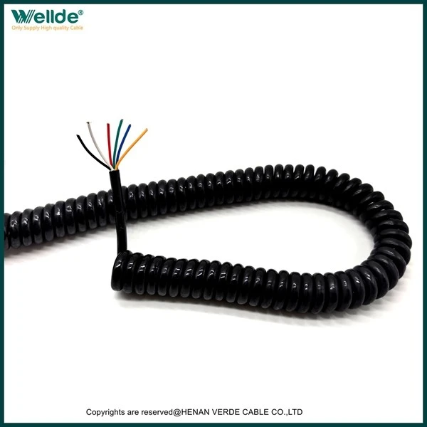 Factory Direct 6 Core PUR Spiral Cable suppliers